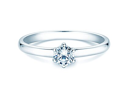 Verlobungsring Melody in Platin
