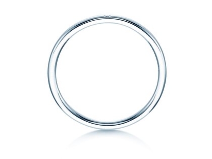 Verlobungsring Promise Petite in 9K Weißgold mit Diamant 0,005ct G/SI