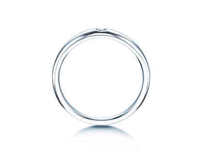Verlobungsring Promise in Silber 925/- mit Diamant 0,03ct G/VS
