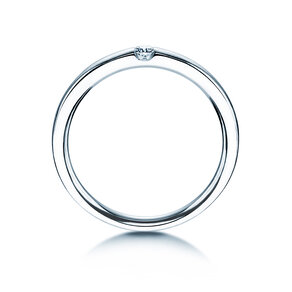 Verlobungsring Destiny in Silber 925/- mit Diamant 0,05ct H/SI