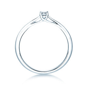 Verlobungsring Delight in 18K Weißgold mit Diamant 0,10ct H/SI