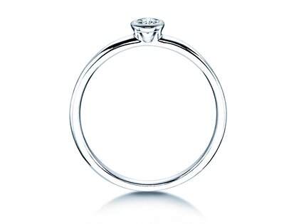 Verlobungsring Eternal in Silber 925/- mit Diamant 0,10ct G/SI