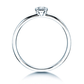 Verlobungsring Eternal in Silber 925/- mit Diamant 0,10ct G/SI