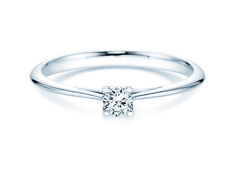 Verlobungsring Delight in Silber 925/- mit Labordiamant 0,15ct D/IF