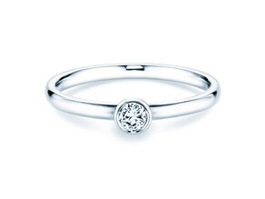 Verlobungsring Eternal in Silber 925/- mit Diamant 0,15ct G/VS
