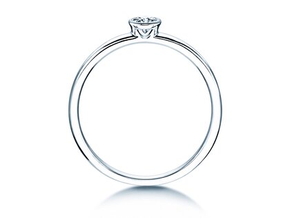 Verlobungsring Eternal in Silber 925/- mit Diamant 0,15ct G/VS