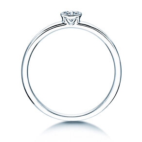 Verlobungsring Eternal in Silber 925/- mit Diamant 0,15ct G/VS