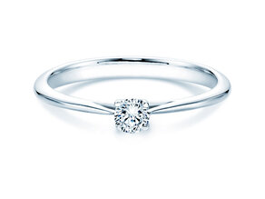 Verlobungsring Delight in 18K Weißgold mit Diamant 0,20ct G/SI