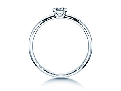 Verlobungsring Eternal in Platin 950/- mit Diamant 0,20ct G/SI