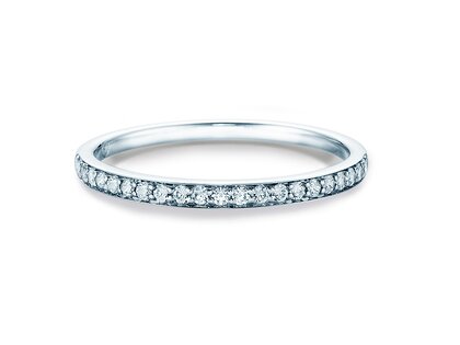 Verlobungsring Alliance in 18K Weißgold mit Diamanten 0,21ct G/SI