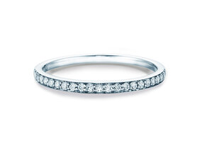 Verlobungsring Alliance in 18K Weißgold mit Diamanten 0,21ct G/SI