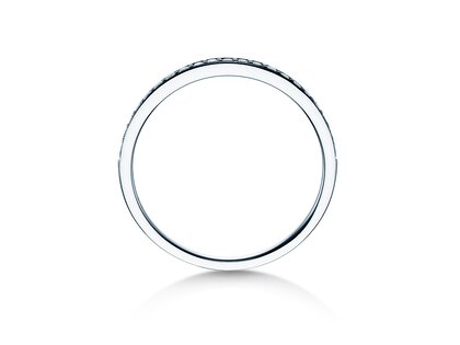 Verlobungsring Alliance in 18K Weißgold mit Diamanten 0,21ct G/SI