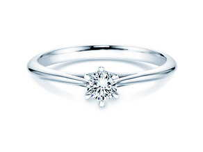Verlobungsring Heaven 6 in 9K Weißgold mit Labordiamant 0,25ct E/VS