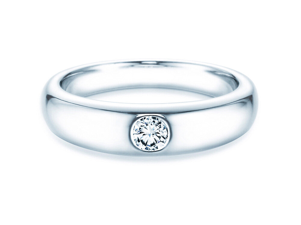 Verlobungsring Promise in 9K Weißgold mit Diamant 0,25ct G/SI