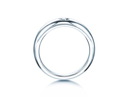 Verlobungsring Promise in 14K Weißgold mit Diamant 0,25ct H/SI