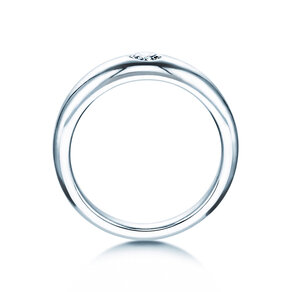 Verlobungsring Promise in 14K Weißgold mit Diamant 0,25ct H/SI