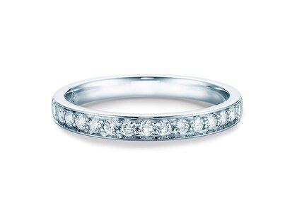 Verlobungsring Alliance in 14K Weißgold mit Diamanten 0,30ct G/SI