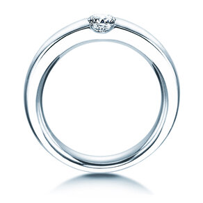 Verlobungsring Destiny in 18K Weißgold mit Diamant 0,30ct H/SI
