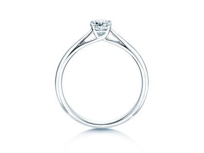Verlobungsring Delight in 14K Weißgold mit Diamant 0,40ct H/SI