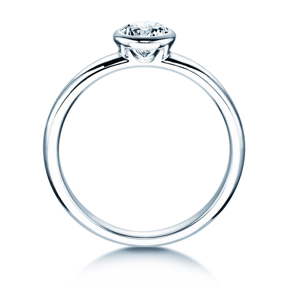 Verlobungsring Eternal in Platin 950/- mit Diamant 0,75ct G/SI