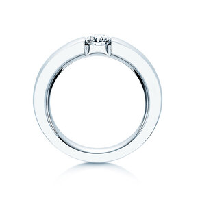 Verlobungsring Infinity in Platin 950/- mit Diamant 0,50ct H/SI