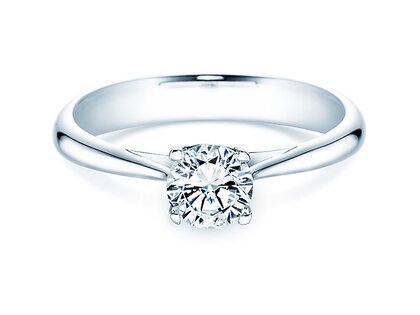 Verlobungsring Delight in 14K Weißgold mit Diamant 0,75ct G/IF