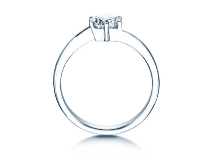 Verlobungsring Devotion in 14K Weißgold mit Diamant 0,75ct H/SI
