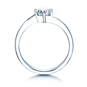 Verlobungsring Devotion in 14K Weißgold mit Diamant 0,75ct H/SI