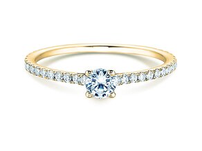 Verlobungsring Pure Diamond in 9K Gelbgold mit Diamanten 0,54ct G/SI