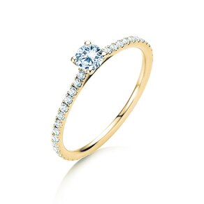 Verlobungsring Pure Diamond in 9K Gelbgold mit Diamanten 0,54ct G/SI