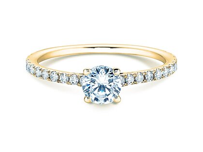 Verlobungsring Pure Diamond in 14K Gelbgold mit Diamanten 0,92ct G/SI