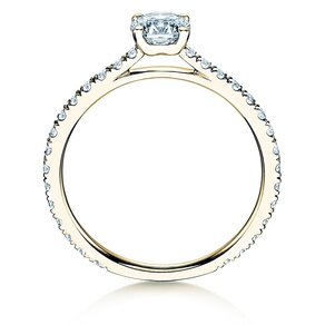 Verlobungsring Pure Diamond in 14K Gelbgold mit Diamanten 0,92ct G/SI