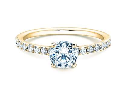 Verlobungsring Pure Diamond in 14K Gelbgold mit Diamanten 1,17ct G/SI