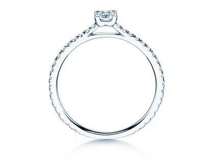 Verlobungsring Pure Diamond in 9K Weißgold mit Labordiamanten 0,54ct E/VS