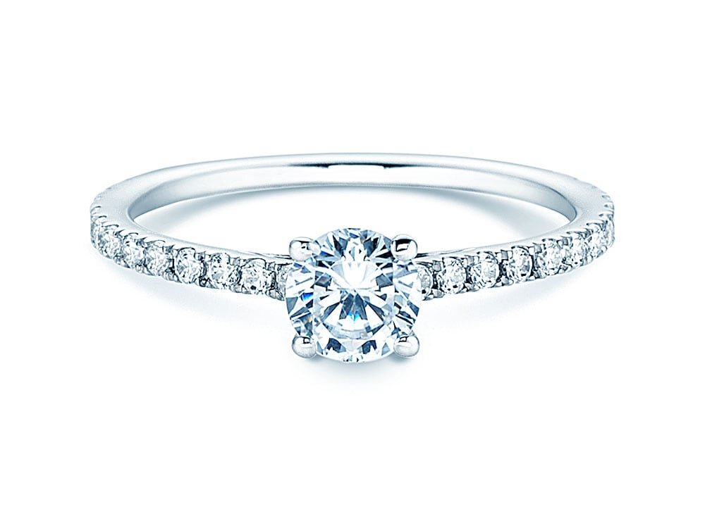 Verlobungsring Pure Diamond in 18K Weißgold mit Diamanten 1,02ct G/SI