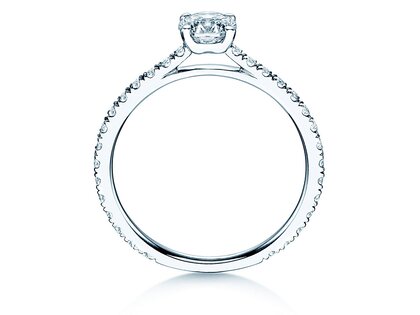 Verlobungsring Pure Diamond in 14K Weißgold mit Diamanten 0,92ct G/SI