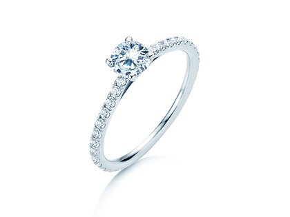 Verlobungsring Pure Diamond in 14K Weißgold mit Diamanten 0,92ct G/SI