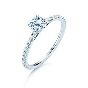 Verlobungsring Pure Diamond in 14K Weißgold mit Diamanten 0,92ct G/SI