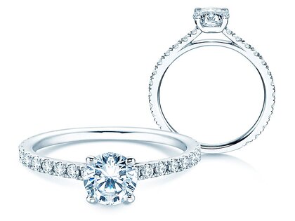 Verlobungsring Pure Diamond in 18K Weißgold mit Labordiamanten 1,48ct E/VS