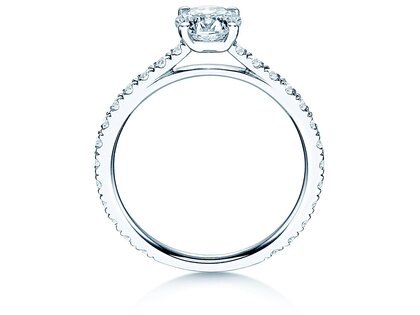 Verlobungsring Pure Diamond in 18K Weißgold mit Labordiamanten 1,48ct E/VS
