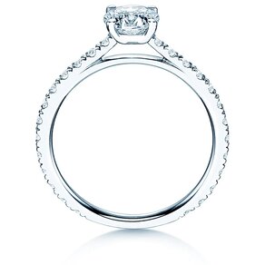 Verlobungsring Pure Diamond in 18K Weißgold mit Labordiamanten 1,48ct E/VS