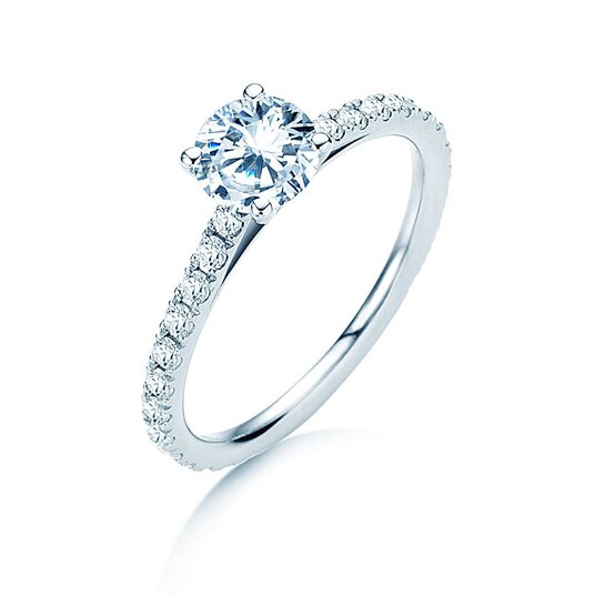 Verlobungsring Pure Diamond in 9K Weißgold