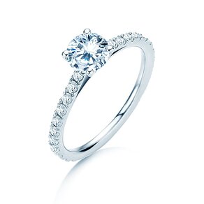 Verlobungsring Pure Diamond in 18K Weißgold mit Labordiamanten 1,48ct E/VS