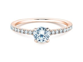 Verlobungsring Pure Diamond in 18K Roségold mit Diamanten 0,92ct G/SI