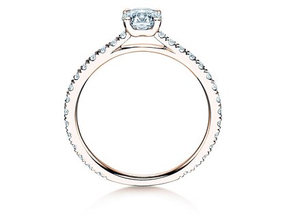 Verlobungsring Pure Diamond in 18K Roségold mit Diamanten 0,92ct G/SI