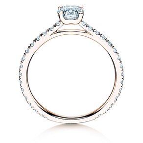 Verlobungsring Pure Diamond in 18K Roségold mit Diamanten 0,92ct G/SI