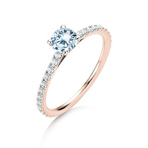 Verlobungsring Pure Diamond in 18K Roségold mit Diamanten 0,92ct G/SI