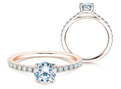 Verlobungsring Pure Diamond in Roségold