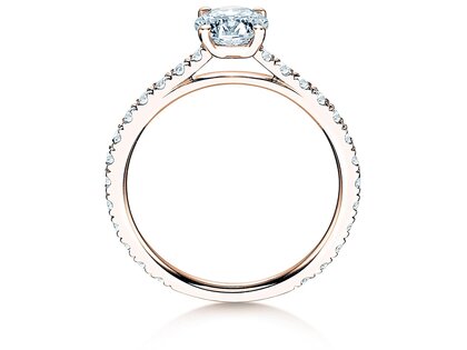 Verlobungsring Pure Diamond in 18K Roségold mit Diamanten 1,17ct G/SI