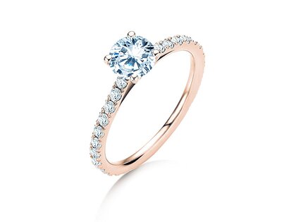 Verlobungsring Pure Diamond in 18K Roségold mit Diamanten 1,17ct G/SI